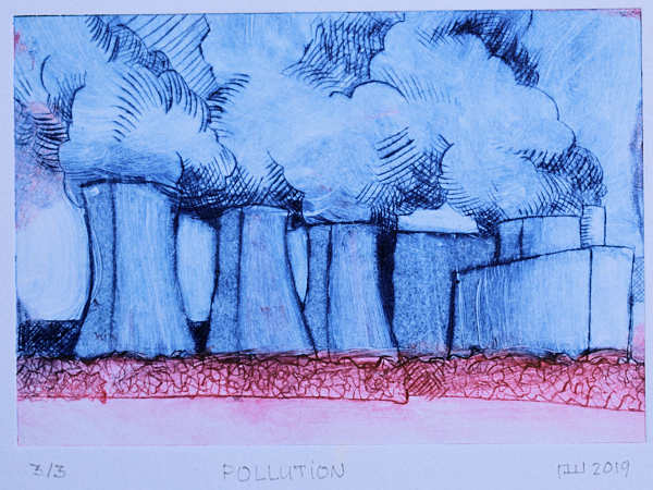 vervuiling blauw en rood